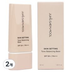정샘물 스킨 세팅 톤 밸런싱 메이크업 베이스 40ml, 2개