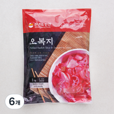 천년의반찬 오복지, 1kg, 6개