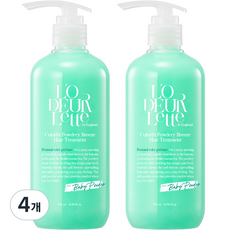 로더렛 인 잉글랜드 컬러핏 파우더리 브리즈 헤어 트리트먼트, 500ml, 4개
