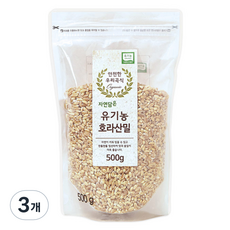 자연담은 유기농 호라산밀, 500g, 3개