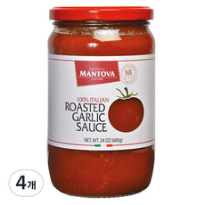 MANTOVA 曼托瓦 烤大蒜番茄醬, 680g, 4個