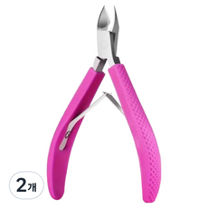 奧爾萊利 指甲剪 死皮 角質護理 剪刀 TSP2651, 玫瑰紅, 2個