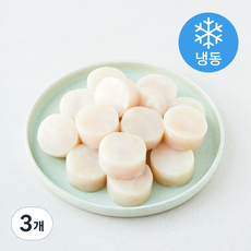 ISEA 가리비 관자살 10/20 (냉동), 3개, 500g