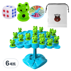 해피아이몰 흔들흔들 개구리 균형잡기 보드게임 세트, 6세트