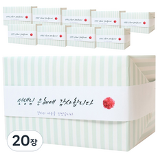 薄荷條紋包裝紙, 混合色, 20頁