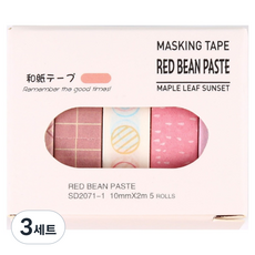 탑피아 귀여운 마스킹테이프 3종 세트, 2071 1, 3세트