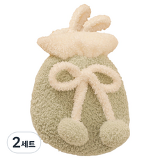 Solle 溫暖熱水袋 溫水熱敷包 綠色 350ml 10 x 16 x 3 cm, 2套