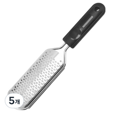 리빙포켓 부드러운 발뒷꿈치 각질 제거기 블랙, 150g, 5개, 1개입
