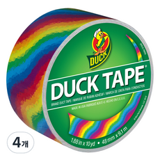 DUCK TAPE 設計膠帶 彩虹 七彩, 4個