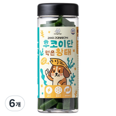 레디펫고 강아지 후코이단먹은황태 건강보양 가수분해 간식, 6개, 300g, 혼합맛(후코이단/황태)