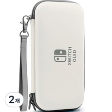 Assarabong 任天堂 Switch / Switch OLED 通用 保護殼 收納包, 2個, 單一商品