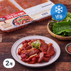 셰프쿡 맛있게 나눠먹는 고추장 오리 주물럭 2개입 (냉동), 800g, 2개