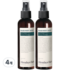 나드 바디미스트 티트리로즈마리, 200ml, 4개