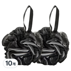 Vitabello 柔軟大王沐浴球, 黑色, 10個, 1入