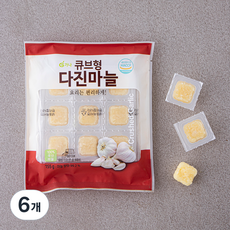 가나 큐브형 다진마늘, 155g, 6개