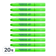 STAEDTLER 施德樓 Textsurfer Gel 固體螢光筆 264, 綠色, 20個