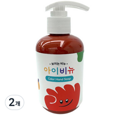아이비뉴 유아용 손세정제, 빨강색, 2개, 200g