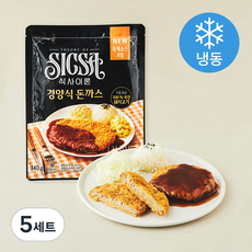 식사이론 경양식 돈까스 130g x 2개입 + 소스 40g x 2개입 세트 (냉동), 5세트