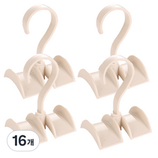 旋轉式多功能包包掛架, 象牙白, 16個