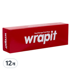 랩잇 위생백 대 30 x 45 cm, 대(L), 100개입, 12개