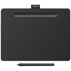 wacom Intuos Bluetooth Medium 藍芽繪圖板, 黑色, CTL-6100WLK0-CA