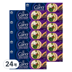 CARRS Table Water黑胡椒蘇打餅乾, 24盒, 125g