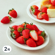 퓨어웍스코리아 딸기, 2개, 300g(20과)