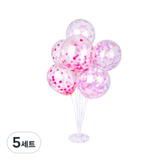 파티쇼 풍선꽂이장식세트70cm 컨페티, 5번, 5세트