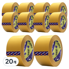 신흥테이프 박스테이프 경포장 57mic x 80m 황색, 20개