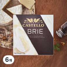 카스텔로 브리, 125g, 1개입, 6개