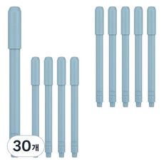 미소로운 연필깍지, 마카롱스카이블루, 30개