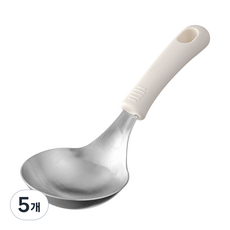 코멧 키친 304 스테인레스 미니 국자, 아이보리, 5개