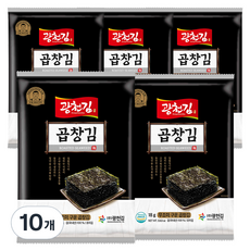 廣川海苔 整張無調味特選烤海苔, 18g, 10包