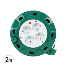 러그 스타박스 코드릴 멀티릴선 4구 1.0SQ, 5m, 그린, 2개