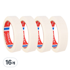 iQIHAN 마스킹 종이테이프 30mm x 15m, 화이트, 16개