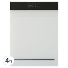 Goodiepie 半透明索引便利貼, 4個, 空白, 50張