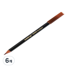 Edding e-1340 毛筆筆刷筆 7, 咖啡色, 6個