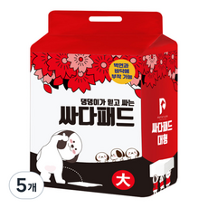 페슬러 싸다 논슬립 강아지 배변패드 코튼향, 40개입, 5개