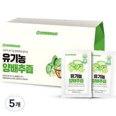 참앤들황토농원 유기농 양배추즙 30p, 2.4L, 5개