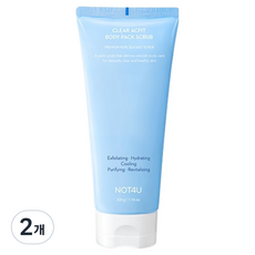 낫포유 클리어 아크핏 바디 팩스크럽, 220g, 2개