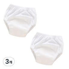 Bebeniz 嬰兒簡單網眼內褲 2p, 白色, 3個