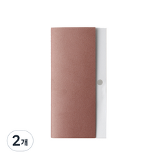 Sosomoongoo 夕陽每日日誌筆記本, 灰梅紫色, 2個