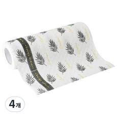 더홈스 모던 패턴 일회용 행주 야자잎, 30개, 4개