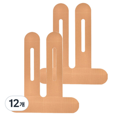 헬씨샵 스포츠 무릎 보호 근육패치 베이지, 12개