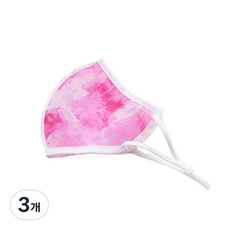 주누하우스 물놀이 워터 마스크 S, 1매, 3개, 핑크마블