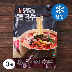 명동 얼큰 칼국수 2인분 (냉동), 570g, 3개