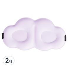 KODACHIEF 日常時尚感睡眠眼罩 淺紫色素色 20 x 10.5 cm, 2個