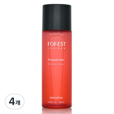 이니스프리 포레스트 포맨 프리미엄 스킨, 180ml, 4개