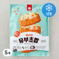 천일냉동 햄야채 유부초밥 (냉동), 360g, 5개