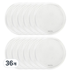 마켓플랜 코인 논슬립 패드, 36개, 투명